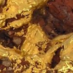 Tecnología de rayos-x para detectar vetas de oro