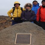 Placa en memoria del primer glacial.. extinguido en Islandia