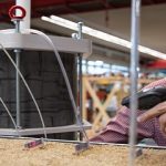Arena artificial con imán.. para rastrear el agua contaminada