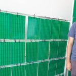 Cortinas llenas de antenas.. para darle velocidad a las 5G