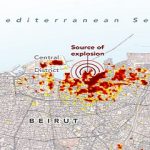 Como captaron los satélites..la explosión de Beirut