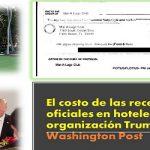 Las facturas que cobra la Organización Trump .. al gobierno