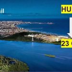 Miden el ritmo de hundimiento.. de una ciudad costera en Brasil