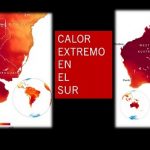 El Cono Sur y Australia .. las zonas más calientes del planeta, en Enero