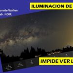 Luz de las ciudades .. deja ver -cada vez menos- las estrellas