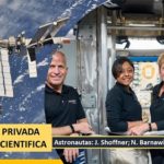 Astronautas- científicos -USA/Arabia Saudita, trabajan en el espacio