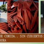 Despacho de comidas.. sin cubiertos!: bueno para el ambiente