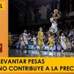 Levantar pesas... poco sirve al entrenamiento de basquetbolistas