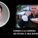 Hay una gran diferencia entre comer rápido.. y hacerlo lentamente