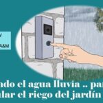 Ahorrando agua, para regar el jardín (Cortesía U. de Texas A&M)