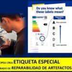 Una etiqueta que valora los artefactos más fáciles de reparar