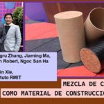 Material de cartón y tierra.. para construcción de vivienda