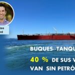 6.000 buques petroleros.. realizan largos recorridos, sin carga útil
